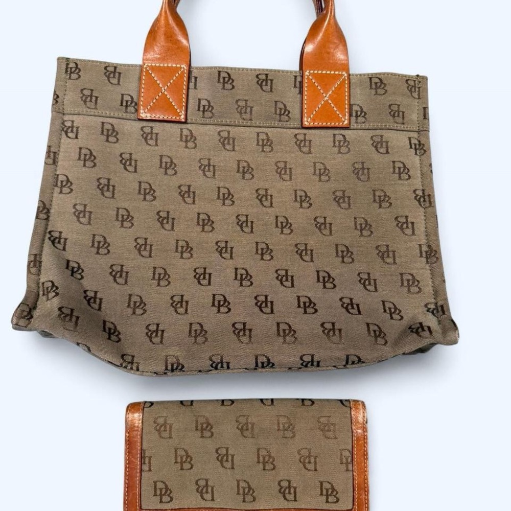 Dooney & Bourke Monogram Tote + Matching Wallet